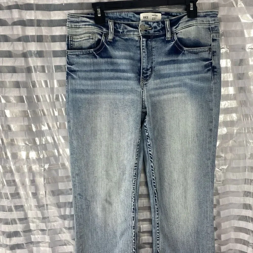 BKE Women's Payton Boot Cut Jeans - Light Blue - Picture 2 of 7